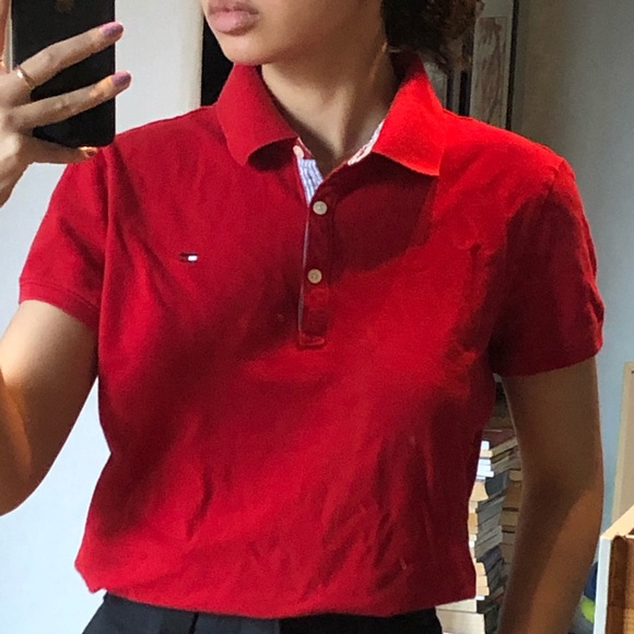 Tommy Hilfiger red polo - Picture 2 of 3